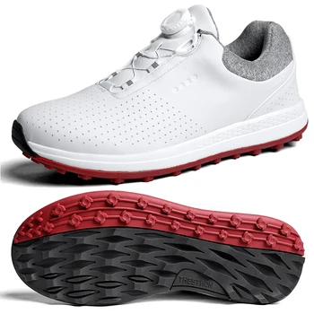 Профессиональная мужская обувь для гольфа, Большие размеры, удобные спортивные кроссовки для гольфа, Черные, белые Спортивные кроссовки для мужчин