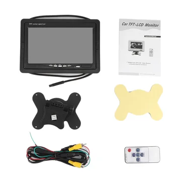 Пульт дистанционного управления и кнопка управления автомобильным монитором Система PAL/NTSC TV Автоматически переключается для системы заднего хода автомобиля