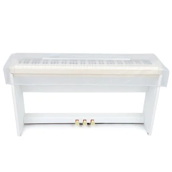 Пылезащитный чехол для клавиатуры 61/76/88, Прозрачная крышка электронного пианино, Водонепроницаемый чехол для защиты цифрового пианино, Сумка для хранения