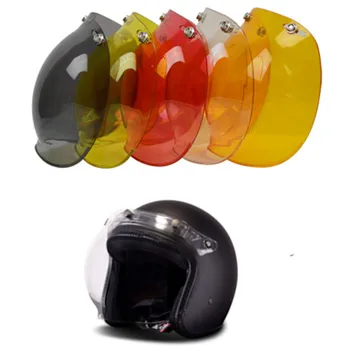 Самые продаваемые винтажные мотоциклетные очки Cruiser Складные очки с 5-цветными линзами серебристого цвета