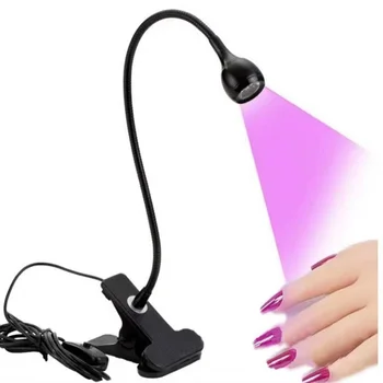 Светодиодные лампы для ногтей, сушилка, УФ-лампа, Ультрафиолетовый Гибкий зажим на столе, Мини-USB-отверждающий гель для маникюра, педикюра, Салонные инструменты