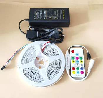 Светодиодные ленты Bluetooth Alexa Smart Control WS2811 RGB 10 М 20 М 30 м Водонепроницаемый Гибкий Фитинг для домашнего фестиваля