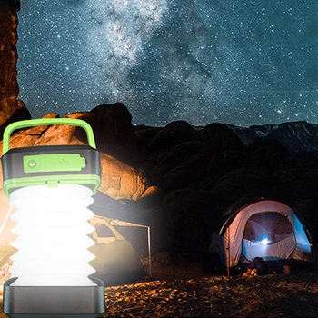 Светодиодный фонарь для кемпинга, складной фонарь для палатки, USB-аккумуляторная аварийная лампа на солнечной батарее, фонарик для рыбалки, пеших прогулок