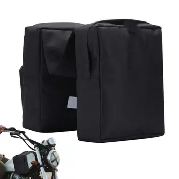 Седельные сумки для мотоциклов, Сумка для хранения инструментов для мотоцикла, сумка для хранения седла для снегохода, Передняя подвеска для мотоцикла из полиэстера 600D