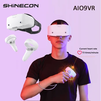 Смарт-очки Shinecon AI09VR 3D 4K Imax с проводным дисплеем, гарнитура, стереокино с Гигантским экраном, очки виртуальной реальности Vr