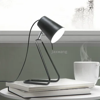 Современная светодиодная настольная лампа с росписью в стиле арт-деко Креативные настольные лампы в скандинавском стиле для офиса, чтения, прикроватной тумбочки, домашней спальни, кабинета, настольных ламп