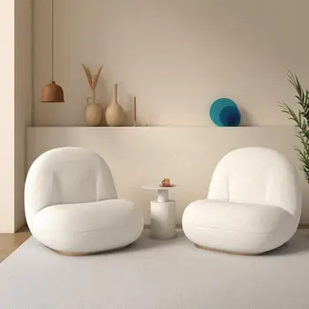 Современные компактные стулья, Белые Уникальные Модные стулья для гостиной, Милые стулья для педикюра с одним сиденьем, Удобная мебель для интерьера