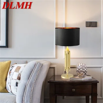 Современный дизайн настольной лампы DLMH, Прикроватная светодиодная настольная лампа, Роскошная Креативная Декоративная для дома, спальни, гостиной, офиса