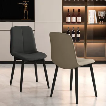 Современный обеденный стул в скандинавском стиле с роскошными черными ножками, кухонные дизайнерские обеденные стулья, удобное украшение для гостиной Cadeiras De Jantar