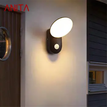 Современный простой настенный светильник ANITA, светодиодные водонепроницаемые винтажные бра, светильник для домашнего декора на открытом воздухе, балкон, коридор, Внутренний двор