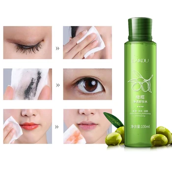 Средство для снятия макияжа с оливковым маслом для лица, для снятия макияжа с глаз и губ, Натуральное Нежное очищающее средство для лица Maquillajes Face Clean