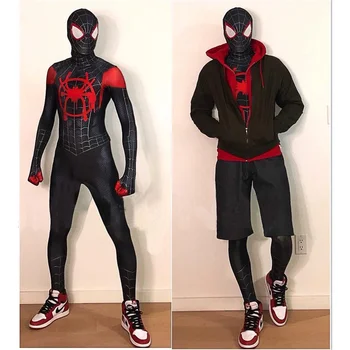 Стоковые колготки Myers с Человеком-пауком, костюм супергероя для косплея взрослого мужчины на Хэллоуин