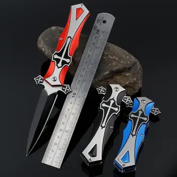 Тактические складные карманные ножи для выживания HONGMUHAN 3Cr13 с черным лезвием, Походный охотничий нож, Инструменты для работы с несколькими ножами на открытом воздухе EDC