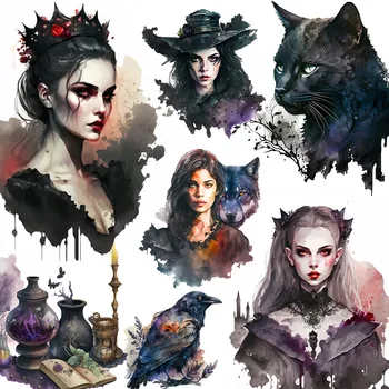 Темная Королева Вампир Оборотень Ведьма Наклейка DIY Craft Альбом для скрапбукинга Журнал для мусора Декоративные Наклейки