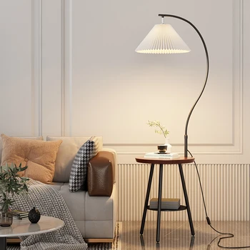 Теплое освещение, современный торшер, Элегантный черный эстетичный торшер в скандинавском стиле, роскошный европейский светильник для домашнего декора