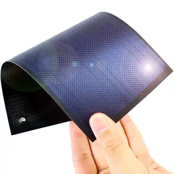 Тонкопленочная Солнечная панель Небольшие гибкие элементы питания Солнечной панели Аварийное Зарядное устройство для солнечной батареи мощностью 1 Вт/1,5 В/670 МА гибкие небольшие солнечные батареи