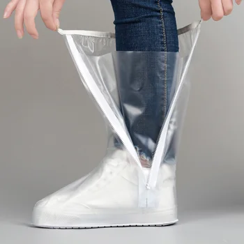 Универсальный водонепроницаемый слой с утолщенным низом для путешествий на открытом воздухе в дождливый день, непромокаемые бахилы для обуви, защищающие от воды