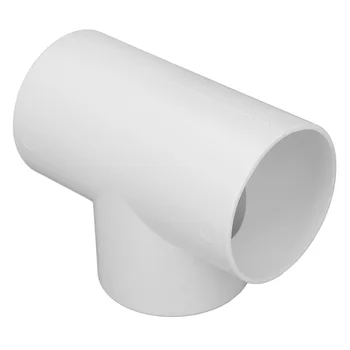 Фитинг для труб из ПВХ разумной кривизны, 3-ходовой соединитель воздуховода, широко совместимый, небольшой размер, гладкая внутренняя часть для вентиляционной крышки сушилки.