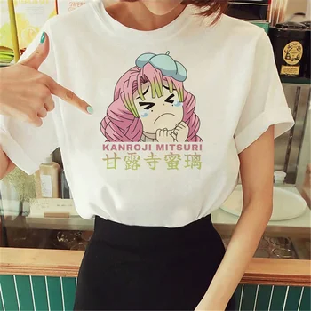 Футболка Mitsuri, женская футболка с аниме, женская дизайнерская одежда harajuku manga