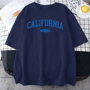 Хлопчатобумажные футболки Западного Побережья Калифорнии, Нишевые Мягкие футболки, Индивидуальные Уличные футболки, Оригинальные Футболки Street Essentialman