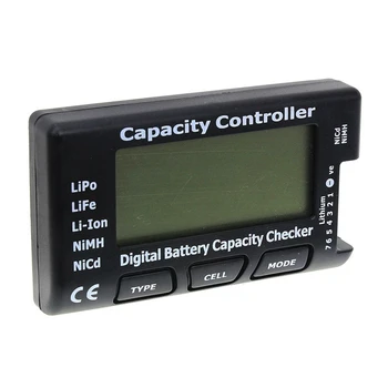 Цифровой контроль емкости аккумулятора Пластиковый Цифровой Контроль Емкости Аккумулятора С функцией баланса на весь срок службы Li-Ion Nimh Nicd