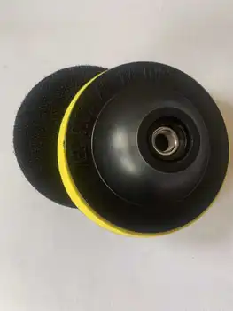 Шлифовальные и полировальные липкие диски полировальные диски 100 мм 4 дюйма самоклеящаяся флокированная наждачная бумага всасывающие диски угловая шлифовальная машина
