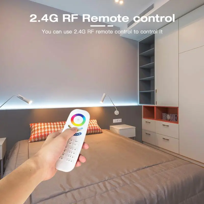 Контроллер Tuya Zigbee Din-рейка 5 в 1 RGBCCT/RGBW/RGB/WWCW CCT/Диммерная Светодиодная лента Голосовое Управление Умным Домом Через Alexa Smart Life