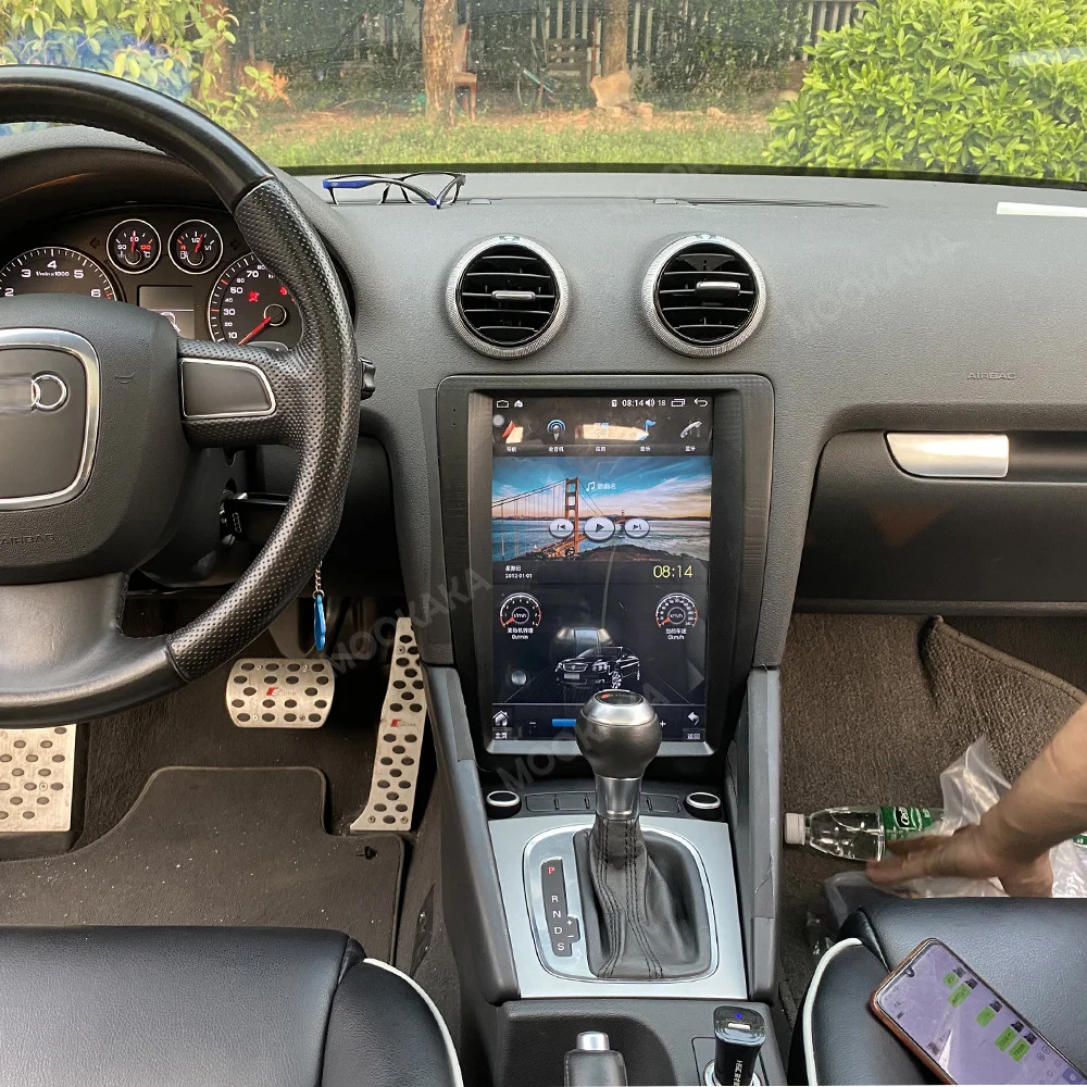 Android 11,0 6 ГБ + 128 ГБ Автомобильный GPS-Навигатор Для Audi A6 1999-2003 Авто Аудио Радио Стерео Мультимедийный Плеер Головное Устройство DSP Carplay