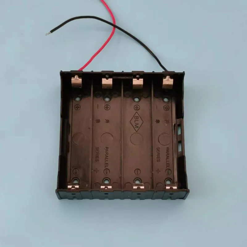 5шт 4 упаковки Батарейного отсека 18650, держатель батарейного отсека 4x18650 с 2 проводами