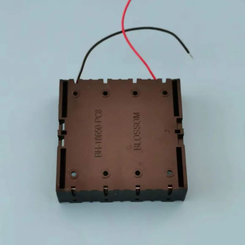 5шт 4 упаковки Батарейного отсека 18650, держатель батарейного отсека 4x18650 с 2 проводами
