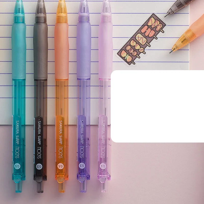Ручка для автоматической коррекции карандаша Japan SAKURA NOCKS HB с неповрежденным сердечником 0,5 / 0,7 мм, студенческие принадлежности