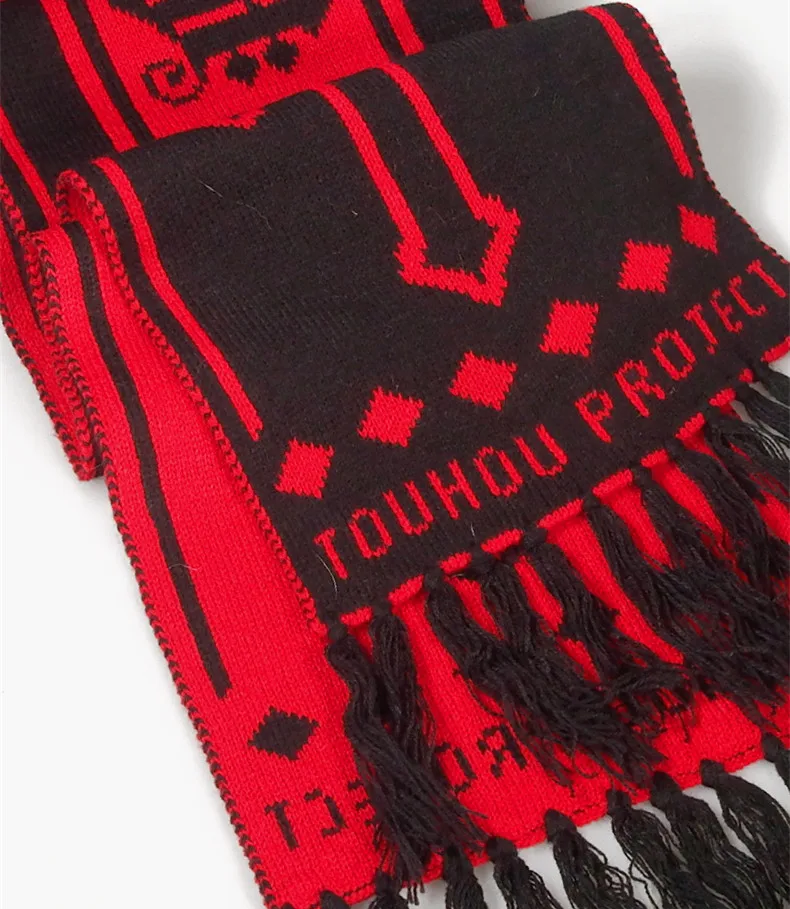 Touhou Project Remilia Flandre Теплый мягкий шарф длиной 6,7 футов