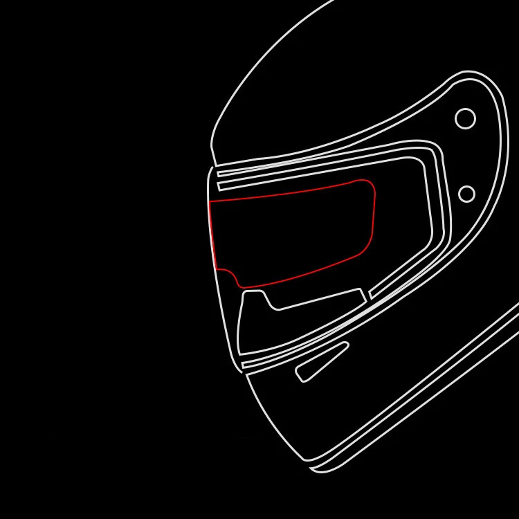 2шт Мотоциклетный шлем Непромокаемая пленка против запотевания Durable Nano Для шлема Norisck Шлем F1 Колокол Шлем Atv Cf Мотоциклетный стручок