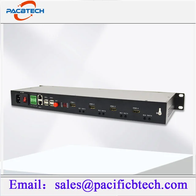4-канальный HDMI + 4-канальный стерео + 4KVM аудио волоконный конвертер Однорежимный Singel fiber 10 км HDMI Волоконно-оптический удлинитель