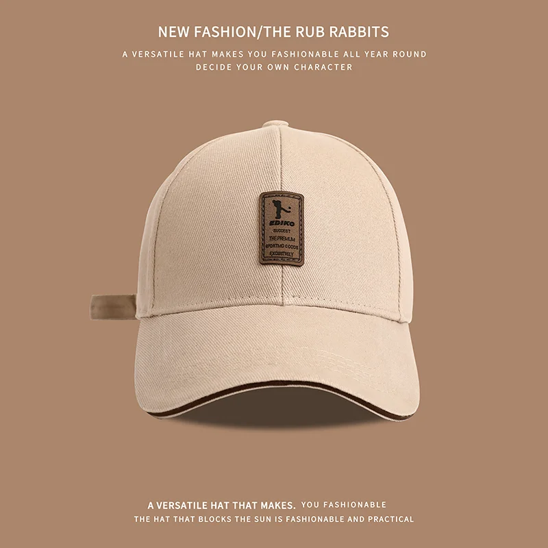 Весенне-осенняя солнцезащитная кепка бренда Tide, мужские солнцезащитные кепки для женщин, летние бейсболки для отдыха на открытом воздухе, бейсболка с надписью, женская Повседневная