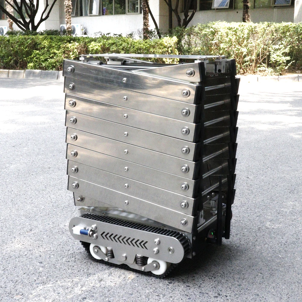 Шасси робота на резиновой гусеничной платформе робота для инспекции сельского хозяйства