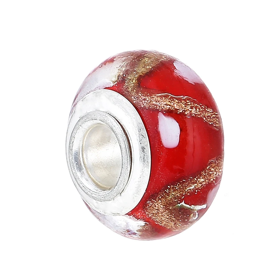 Seialoy, новый шарм из муранского стекла, украшенный бисером, подходит для оригинального браслета и ожерелья для женщин, Diy, модные ювелирные изделия, аксессуар, бусины