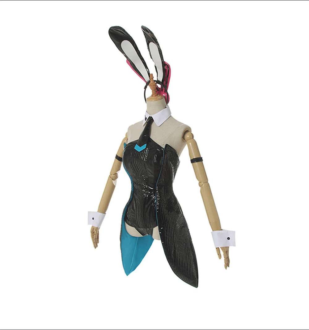 AGCOS Miku Ver. Косплей костюм Black Bunny Girl, сексуальные комбинезоны Miku, костюмы для косплея, костюмы