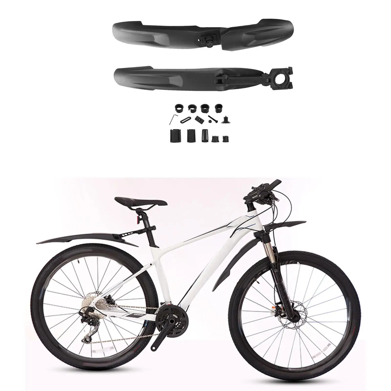 Защита велосипеда, брызговики премиум-класса, горные крылья с полным покрытием для BMX