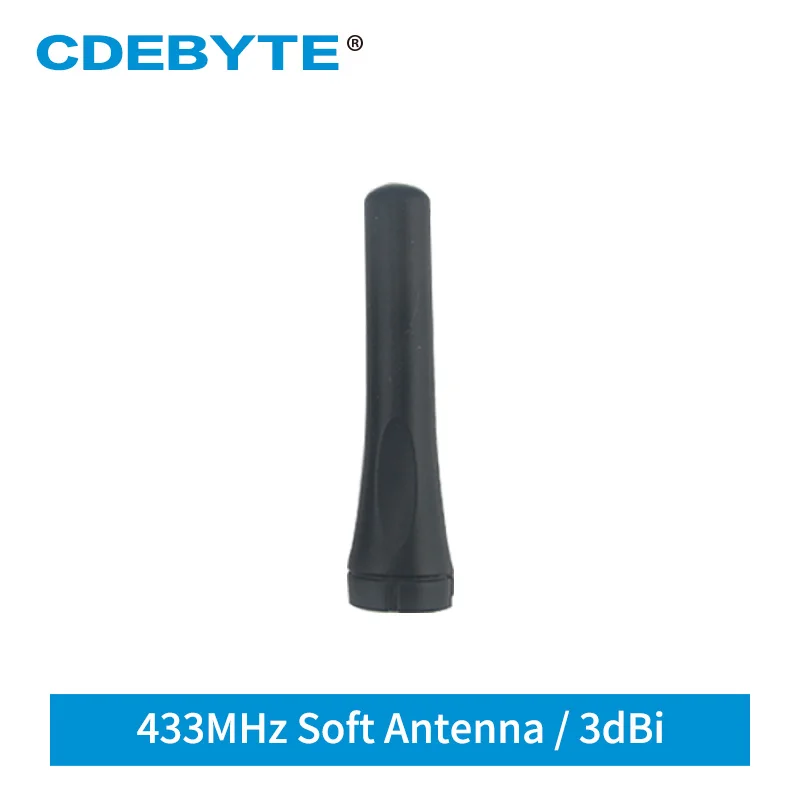 433 МГц 3.0dBi Wifi Антенна Зловредная 6 см SMA-J Антенна для модуля LoRa Walkie Talkie Modem TX433-JZR-6