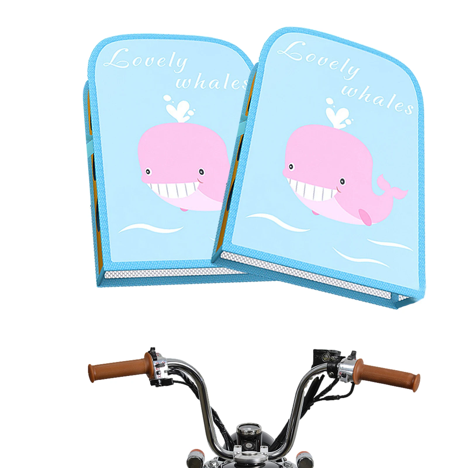 1 Пара солнцезащитных перчаток на руль мотоцикла, Дышащая сетка, чехол для рук мотоцикла, летние принадлежности для велоспорта на открытом воздухе