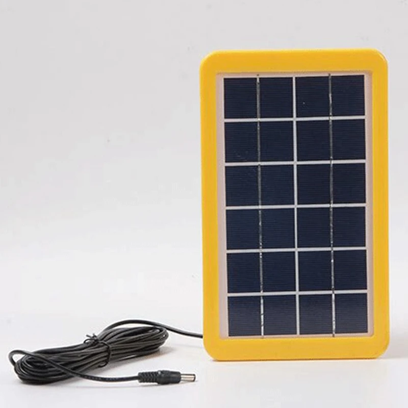 1Set 3W Solar Panel Light Комплект из 2 Ламп Солнечная Система Энергосберегающий Солнечный Свет Перезаряжаемый Светодиодный Свет На Открытом Воздухе В помещении