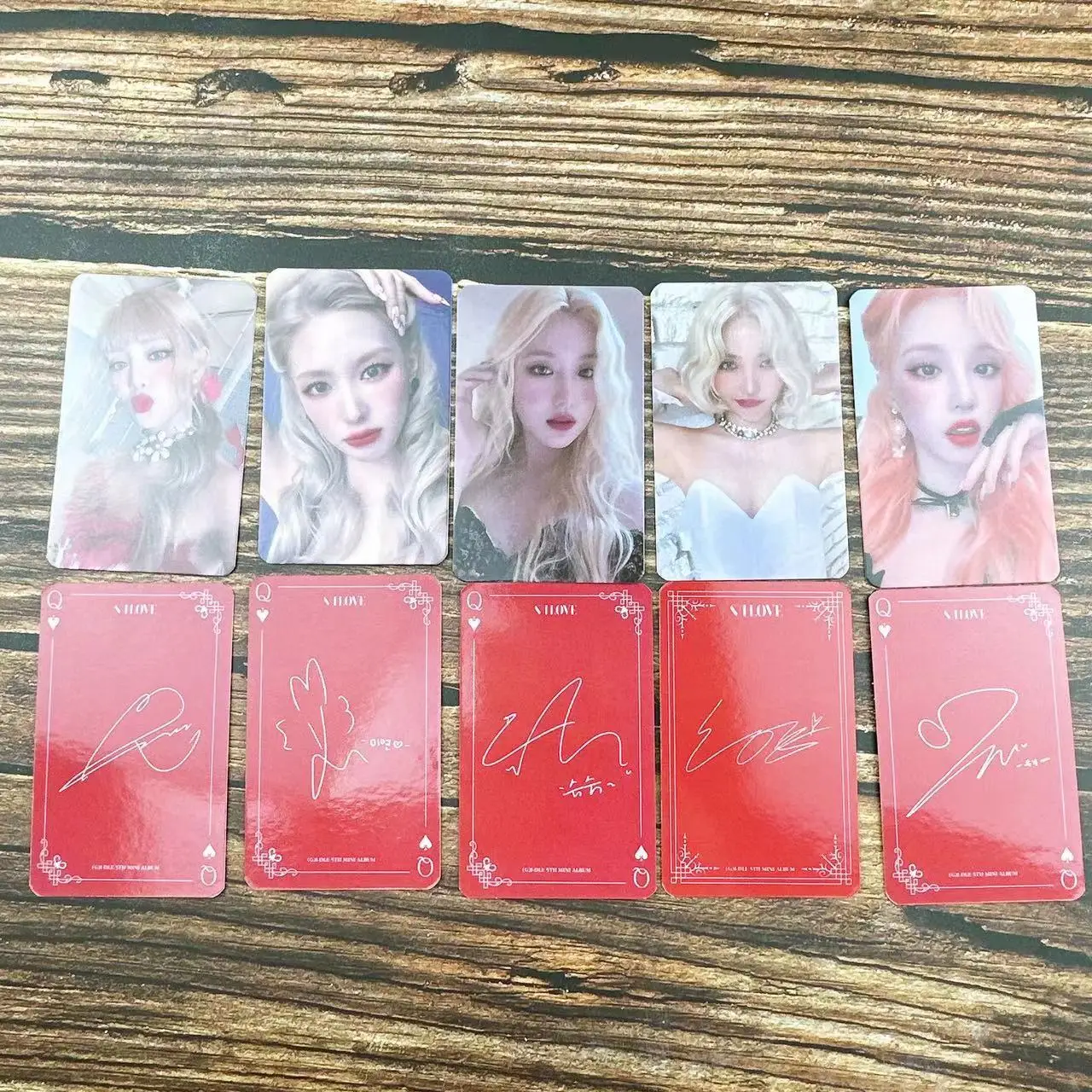 Kpop Idol 5 шт./компл. Lomo Card (G) I-DLE I Love Альбом открыток Новая Коллекция Подарков для любителей фотопечати