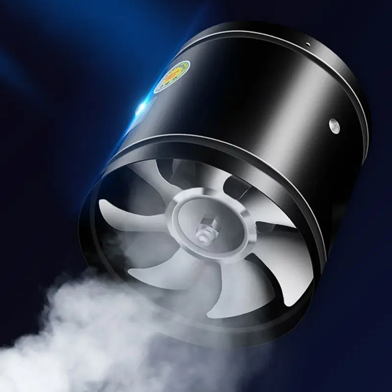Pousbo Super Suction Многофункциональный Мощный вытяжной вентилятор с бесшумным звуком, канальный вентилятор, вентиляционный канал, вытяжная труба.