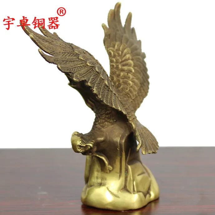 Yu Zhuo bronze hawk Eagle поставщики меди реализуют амбиции eagle fly Мебель для дома декоративные украшения комнатное Искусство