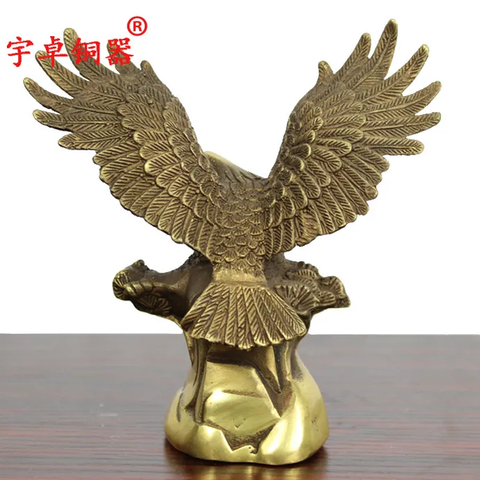 Yu Zhuo bronze hawk Eagle поставщики меди реализуют амбиции eagle fly Мебель для дома декоративные украшения комнатное Искусство