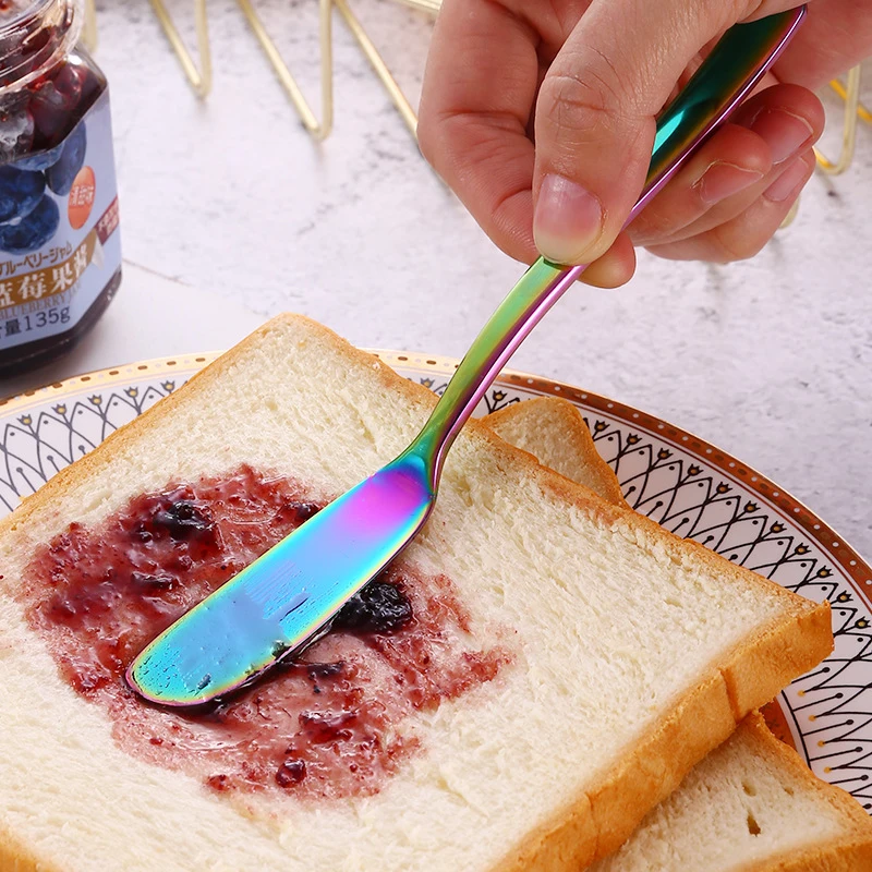 Нож для масла из нержавеющей стали 1ШТ с отверстием, Терка для сыра, нож для десерта, джема, столовые приборы, нож для хлеба для завтрака, Кухонный гаджет