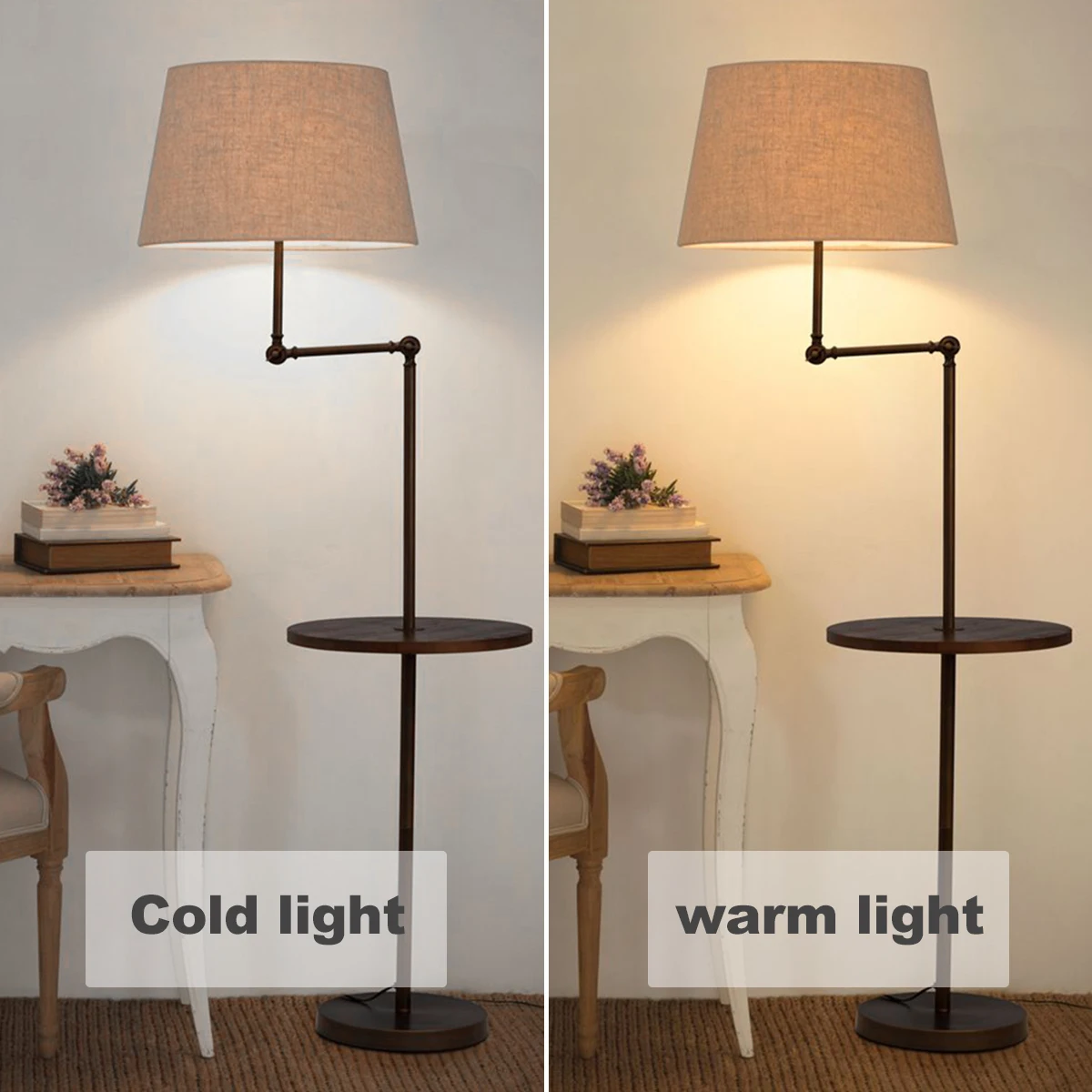 Светодиодная Лампа с Диммером Wifi Smart Bulb RGBCW CCT 15 Вт E27 Лампа Совместима с Alexa Google Home для Ночного освещения