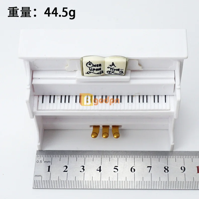 Кукольный домик Мини-имитационная мебель Миниатюрная модель вертикального пианино скамейка музыкальный инструмент реквизит Украшение