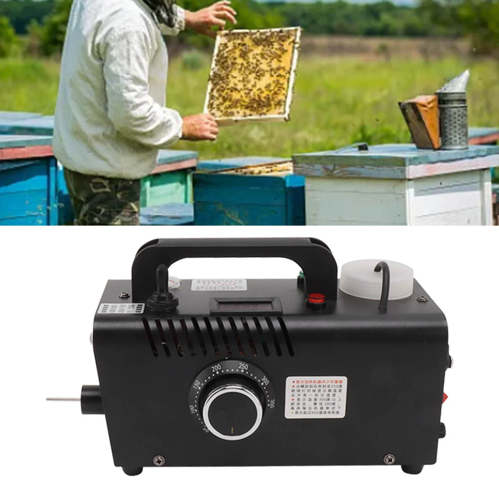 12 В 250 Вт Противотуманная Дымовая машина Электронный распылитель с синхронизацией для удаления клещей с пчел